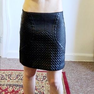 Vegan leather skirt from H&M